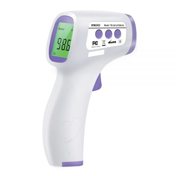Non-Contact Infrared Body Thermometer on white background